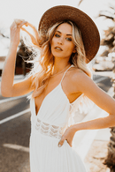 Abito Lungo Bianco Elegante | Paradiso Bohemien