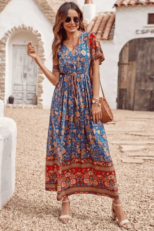 Vestiti Floreali Boho Chic Paradiso Bohemien