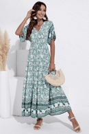 Abito stile Boho Verde | Paradiso Bohemien