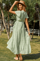Abito Verde Bohemien Chic | Paradiso Bohemien