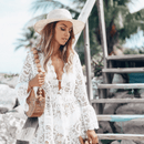 Copricostume Bianco di Pizzo da Donna | Paradiso Bohemien