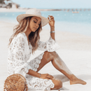 Copricostume Bianco da Mare | Paradiso Bohemien