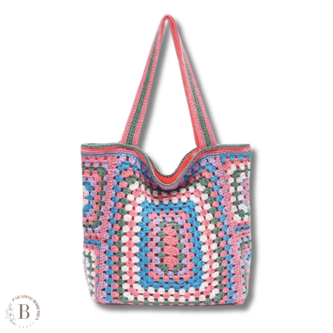 Borsa Uncinetto Granny Square | Paradiso Bohemien