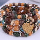 Bracciale Boho Chic maronne | Paradiso Bohemien