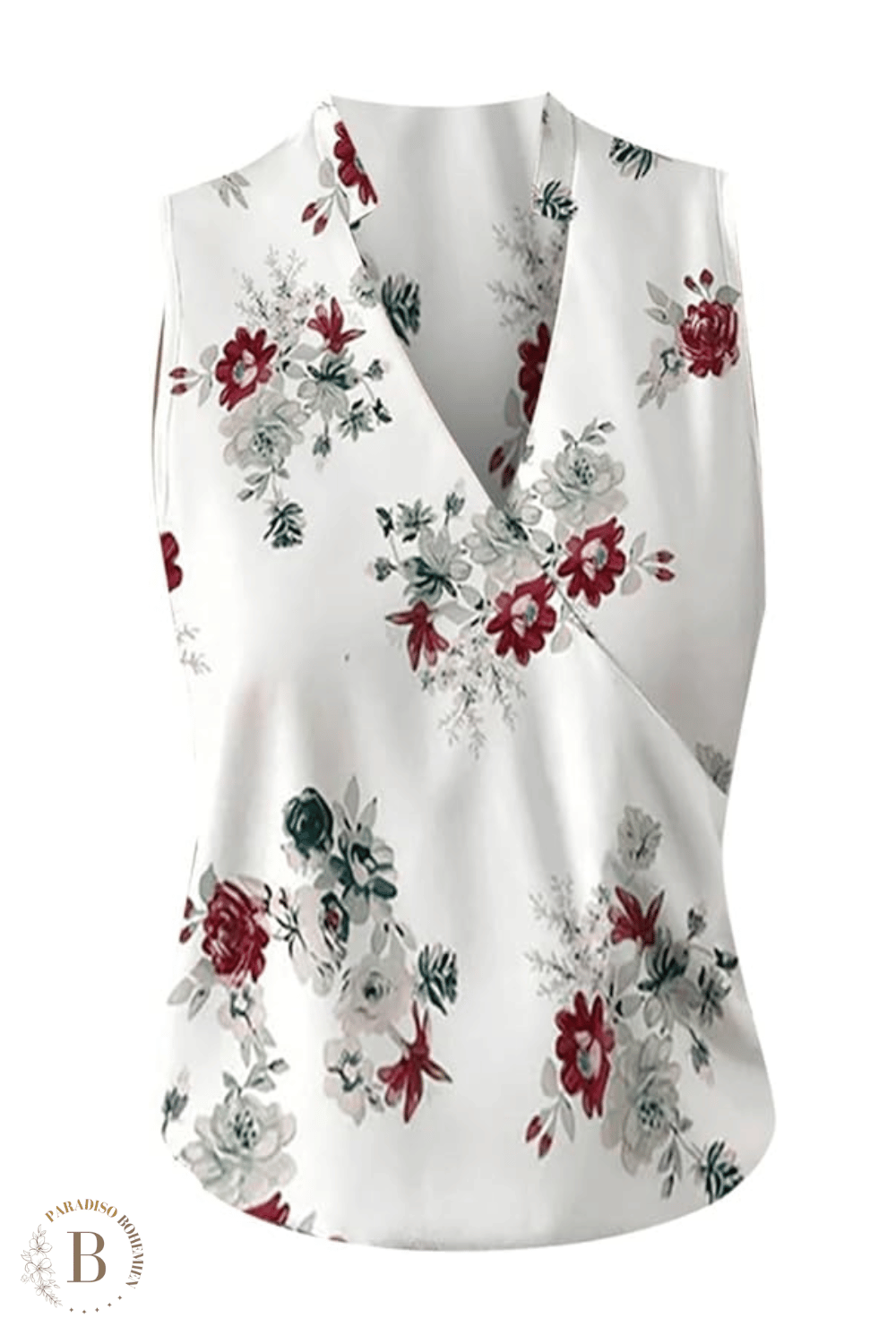 Camicia Seta Fiori Estiva | Paradiso Bohemien