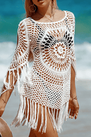 Copricostume Bianco da Donna all Uncinetto | Paradiso Bohemien