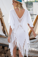 Copricostume Lino Bianco Bohemien | Paradiso Bohemien