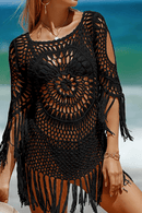 Copricostume Nero da Donna all Uncinetto | Paradiso Bohemien