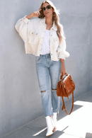 Giacca Donna Corta Beige | Paradiso Bohemien