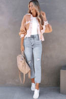 Giacca Donna Corta Rosa Boho Chic | Paradiso Bohemien