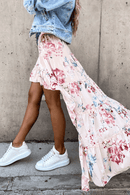 Gonna Asimmetrica Corta Davanti Boho | Paradiso Bohemien