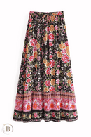 Gonna Lunga Estiva a Fiori | Paradiso Bohemien