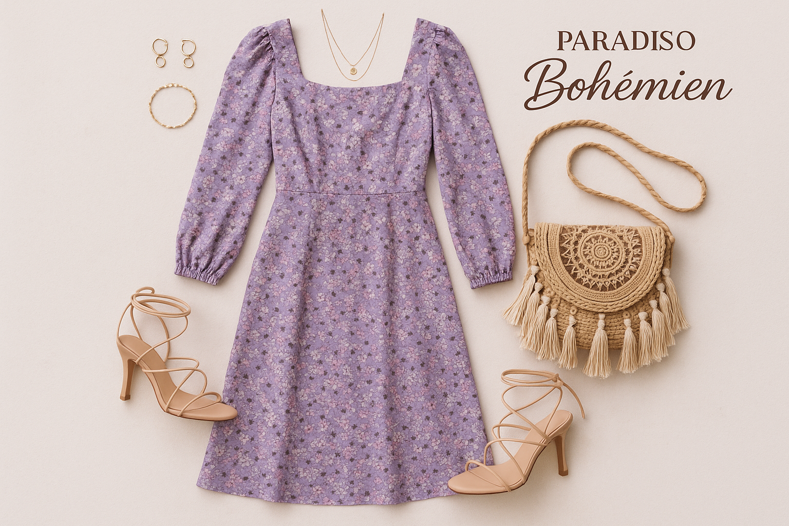 Styling Lavanda Completo - Logo Paradiso Bohemien