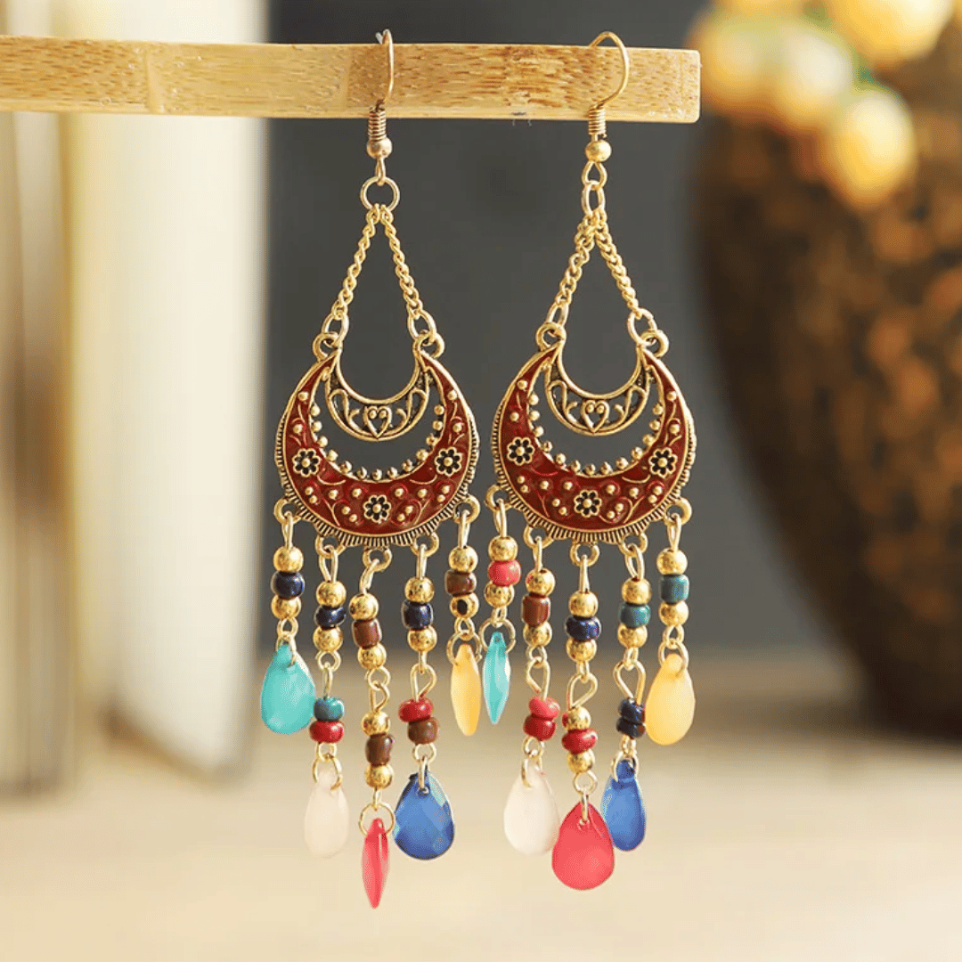 Orecchini Etnici Colori da Donna | Paradiso Bohemien