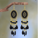 Orecchini Etnici Pendenti Neri | Paradiso Bohemien