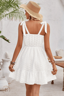 Abito Bianco Corto Boho Chic | Paradiso Bohemien