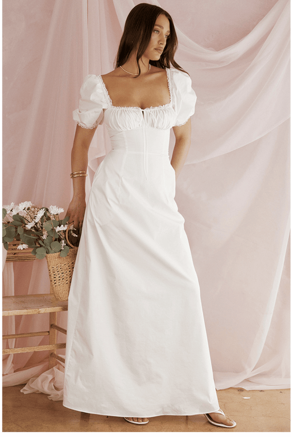 Vestito 2025 seta bianco