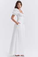 Vestito Bianco in Cotone Lungo | Paradiso Bohemien