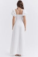 Vestito Bianco in Cotone Lungo | Paradiso Bohemien