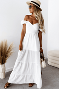 Vestito Bianco Estivo Lungo | Paradiso Bohemien