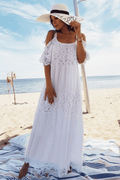 Vestito Bianco Lungo da Mare | Paradiso Bohemien