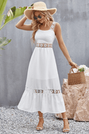 Vestito Bianco Lungo in Pizzo | Paradiso Bohemien