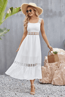 Vestito Bianco Lungo in Pizzo | Paradiso Bohemien