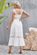 Vestito Estivo Bianco Lungo in Pizzo | Paradiso Bohemien