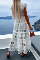 Abito Bianco Estivo in Sangallo