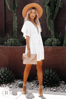 Abito Corto Bianco | Paradiso Bohemien