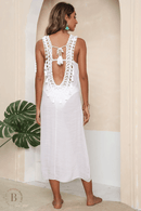 Abito Bianco Trasparente Schiena scoperta | Paradiso Bohemien