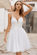 Vestito Da Sposa Bianco Corto | Paradiso Bohemien