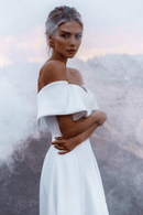 Vestito da Sposa Bianco Semplice | Paradiso Bohemien