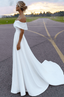 Vestito da Sposa Bianco Semplice | Paradiso Bohemien