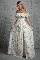 Abito da Damigella con Motivo Floreale | Paradiso Bohemien