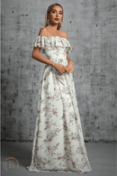 Abito da Damigella con Motivo Floreale | Paradiso Bohemien