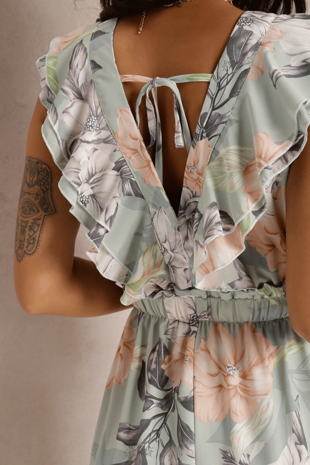 Vestito a Fiori Elegante Estivo | Paradiso Bohemien