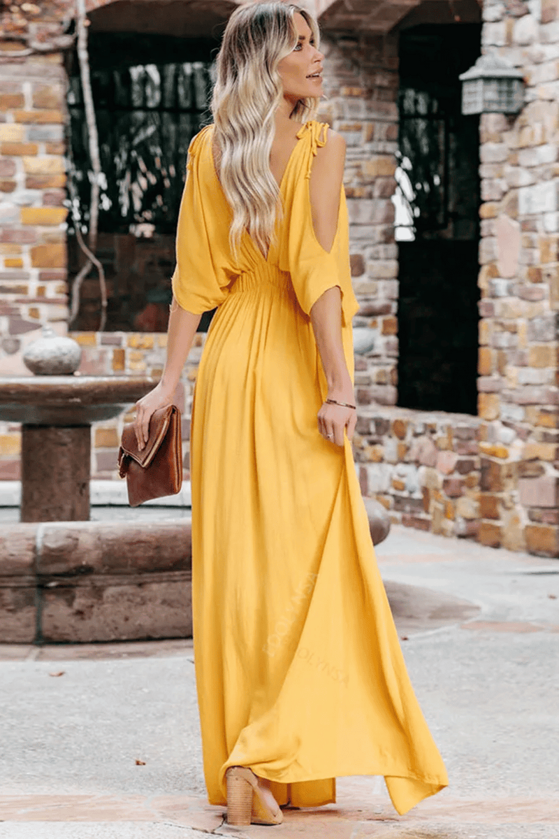 Abito giallo hotsell