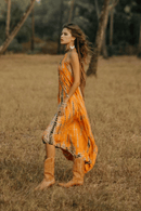 Vestito Lungo Arancione Estivo | Paradiso Bohemien