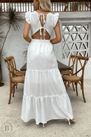 Vestito Lungo Bohemien Bianco | Paradiso Bohemien