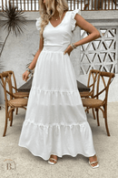 Vestito Lungo Bohemien Bianco | Paradiso Bohemien