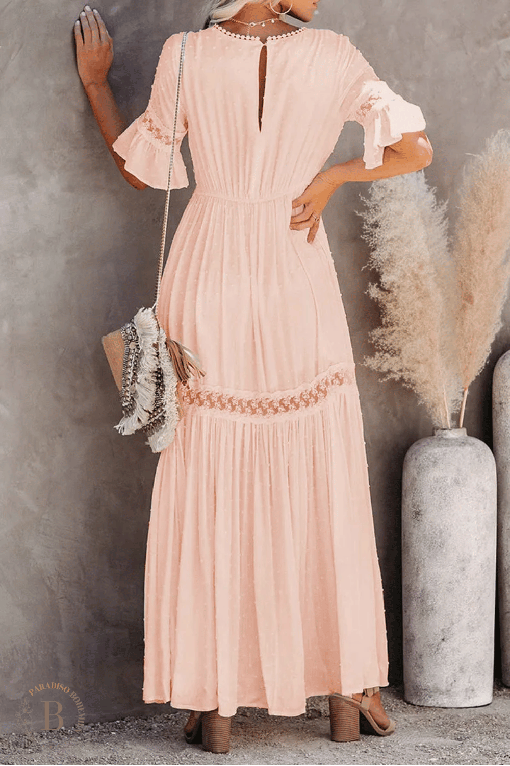 Vestito Rosa Chiaro da Donna | Paradiso Bohemien