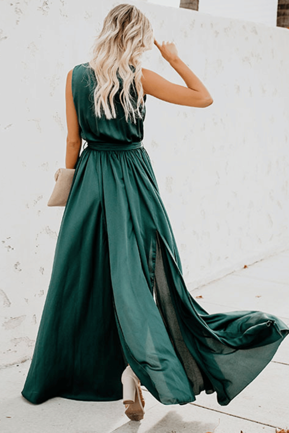 Vestito Verde Lungo da Sera Paradiso Bohemien