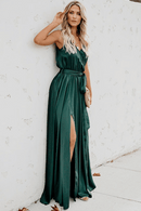 Vestito Verde Lungo da Sera Boho Chic