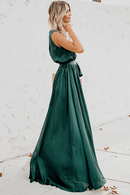 Vestito Verde Lungo da Sera Boho Chic