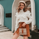 Maglione  Bianco Boho con  maniche lunghe | Paradiso Bohemien