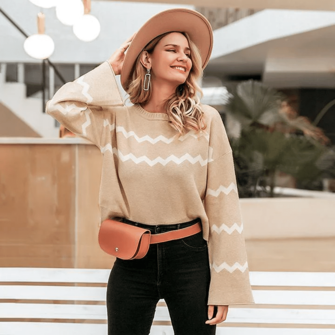 Maglione Donna Color Cammello Inverno | Paradiso Bohemien