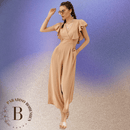 Tuta Intera Pantalone di Colore Beige | Paradiso Bohemien