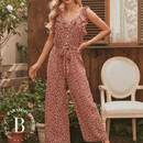 Tuta Lunga con Fiori Rossi e Bianchi per donna | Paradiso Bohemien