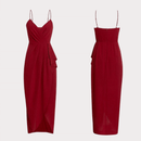 Abiti da Cerimonia Boho Chic Borgogna | Paradiso Bohemien